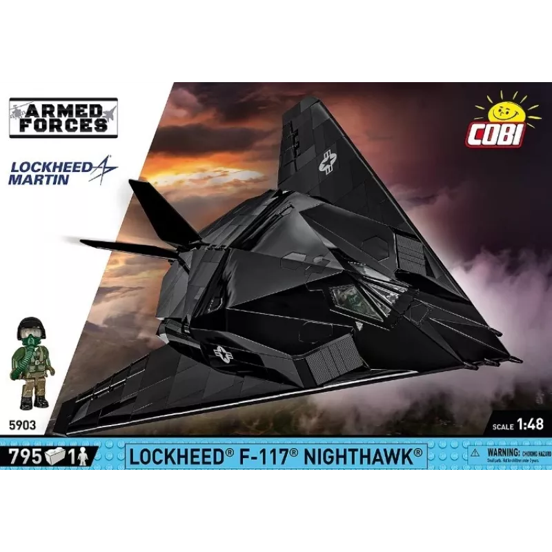 Zestaw modelarski Lockheed F-117 Nighthawk (skala 1:48)