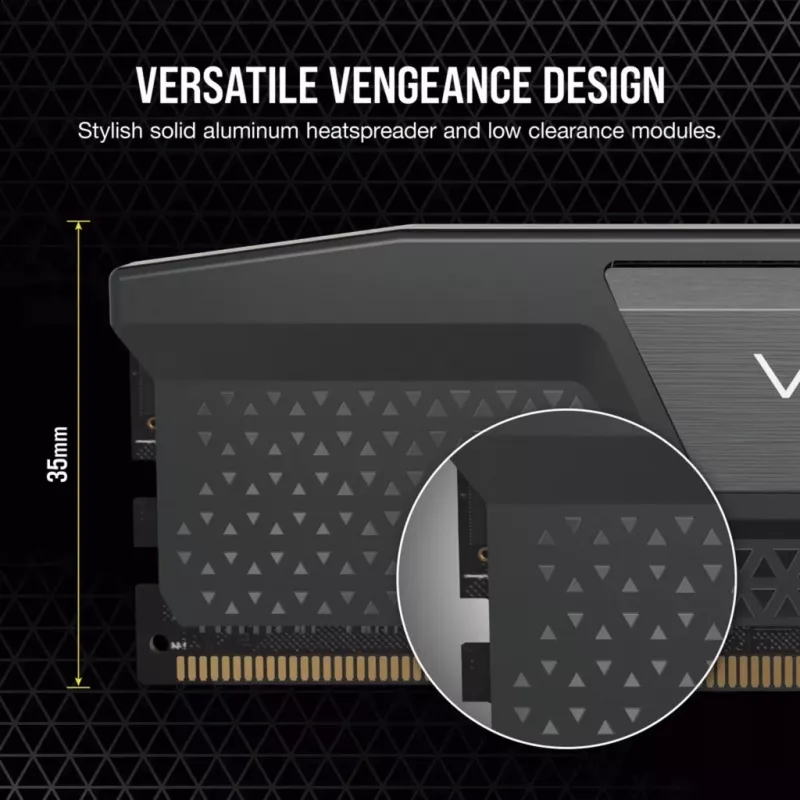 DIMM 96 GB DDR5-5600 (4x 24 GB) Quad-Kit, Pamięć czarna, CMK96GX5M4B5600C40, Vengeance, INTEL XMP