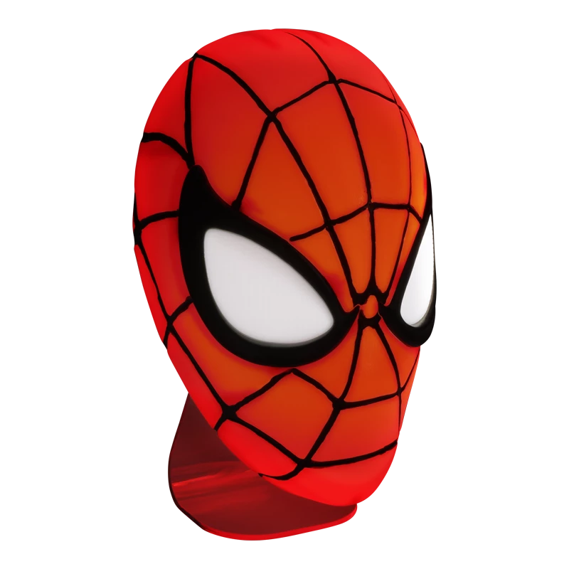 Lampa stołowa Paladone Spiderman Mask Light — tematyczna lampka w kształcie maski Spider-Mana, zasilana przez USB LED, kompaktowa lampka nocna