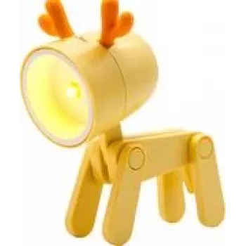 Lampa stołowa LED RealPower 486315 pomarańczowo-żółta 1 żarówka bateryjna