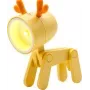 Lampa stołowa LED RealPower 486315 pomarańczowo-żółta 1 żarówka bateryjna