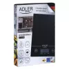 Adler AD 3138 b Mechaniczna waga kuchenna Czarny Blat Prostokąt