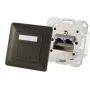 Gniazdo natynkowe ShiverPeaks S/CONN 74280-A — 2×RJ-45, Cat6a, 500 MHz, obudowa metalowa, antracyt