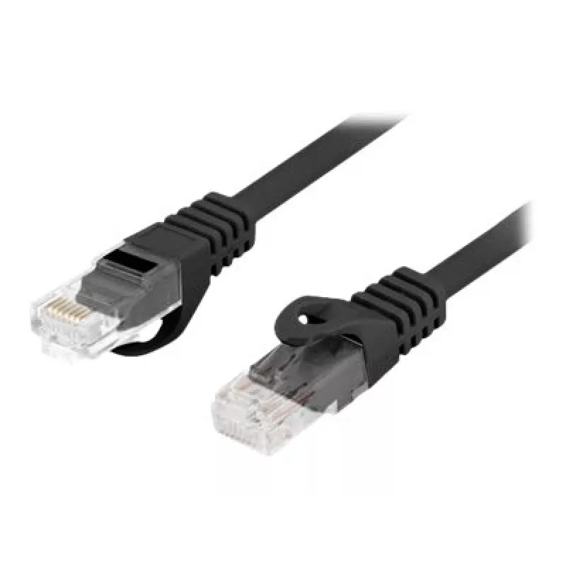 Kabel sieciowy LANBERG PCU6-10CU-0025-BK Cat6 F/UTP RJ-45 0,25 m Czarny