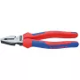 KNIPEX 02 02 200 - Szczypce przeglądowe - Stal - Plastik - Niebieski/czerwony - 20 cm - 342 g