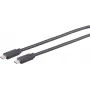 Kabel USB S/CONN 13-28035 USB 2.0 2 m USB C Czarny