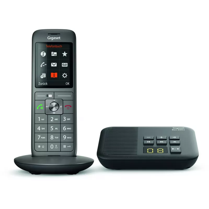 DECT telephone Gigaset CL660A Anthracite Czarny