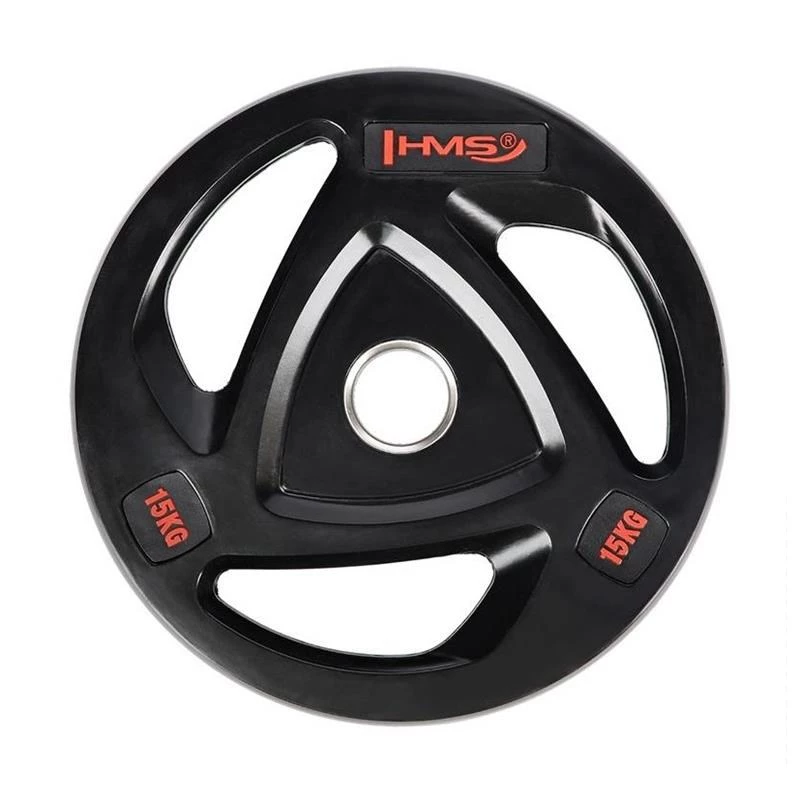 HMS Fitness TOX15 1 szt. Olimpijski gumowany talerz obciążeniowy