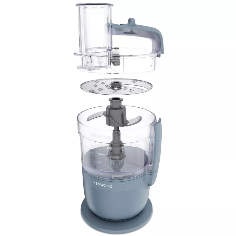 Ręczny rozdrabniacz Kenwood FDP23.140GY MultiPro Go — kompaktowy przenośny siekacz, szary
