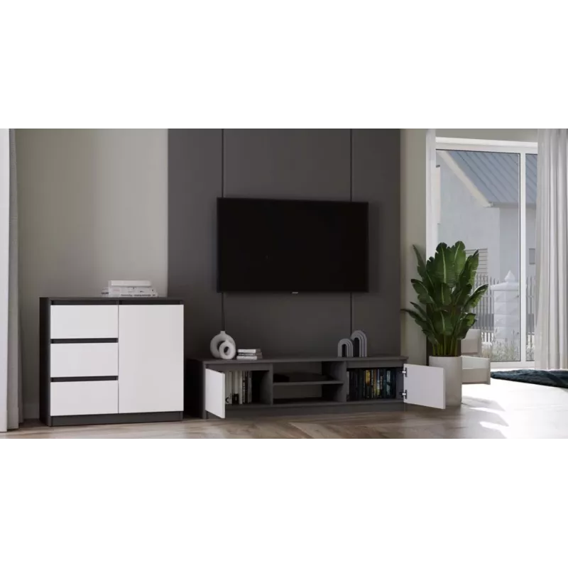 RTV 140 MALWA ANTHRACITE/Biały