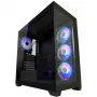 Obudowa LC-Power MidiTower 715B czarna USB3.2/Audio bez zasilacza SEAMLESS_X (LC-715B-ON)