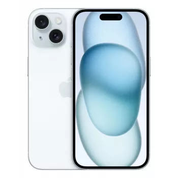 Smartfon Apple iPhone 15 6,1 cala (15,5 cm) Dual SIM 5G A16 128 GB niebieski 48 MP podwójny aparat iOS 17 USB-C 171 g