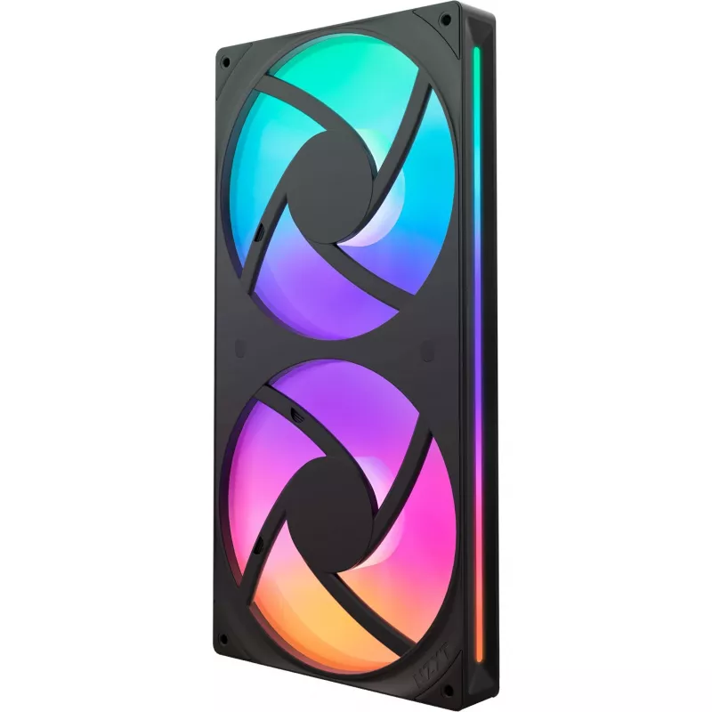 NZXT F280 RGB Core 140mm ARGB PWM 2-Pack Czarny