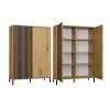 KAMARO 2DD cienki/GŁ dąb ARTISAN DISPLAY CABINET