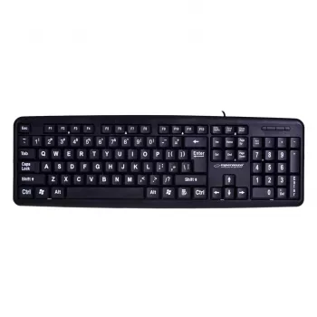 Klawiatura Esperanza EK129 USB QWERTY UK angielska Czarna