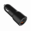 Ładowarka samochodowa do urządzeń mobilnych Gembird TA-UC-AC2PDQC38-CAR-01, USB-C, 38 W, 12–24 V, czarna