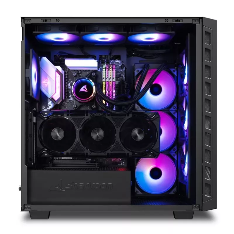 Sharkoon REBEL C80G RGB Midi Tower Czarny