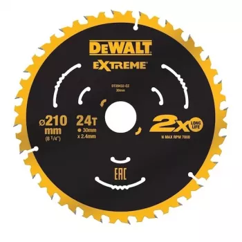 Tarcza do piły tarczowej DeWALT DT20432-QZ 21 cm z końcówkami z węglików spiekanych