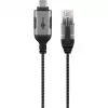 Goobay Ethernet-Cable USB-C 3.1 to RJ45 cienki 5 m - connects router, modem or (74405)