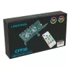 Kontroler wentylatorów i oświetlenia LED RGB na slot PCI Lamptron CFP30, czarny