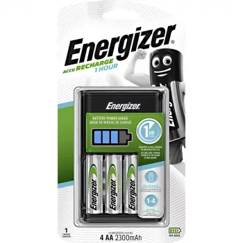 Ładowarka Energizer Ni-MH 1 godzina + 4 x R6/AA 2300 mAh