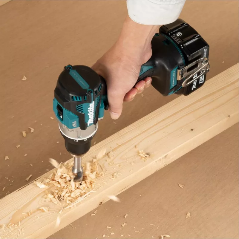 Wkrętarka/wiertarka udarowa Makita DDF489RTJ 1800 RPM Czarny, Niebieski, Stal