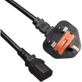 Kabel zasilający EECONN S12A-044-01007 Czarny 1,8m Typ G C13
