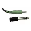 Słuchawki ESPERANZA EH120 — przewodowe nauszne, pałąk na głowę, kabel 2 m, adapter 3,5 mm, czarne