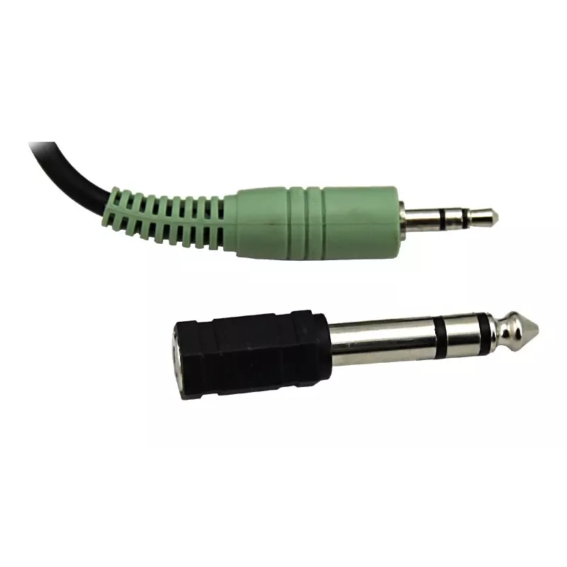 Słuchawki ESPERANZA EH120 — przewodowe nauszne, pałąk na głowę, kabel 2 m, adapter 3,5 mm, czarne
