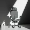 Gaming chair thunder x3 FLEX Pro Fabric szary — ergonomic swivel seat, adjustable armrests and recline