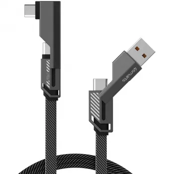 Kabel USB 4smarts 541457 1,5 m USB A – USB C grafitowy