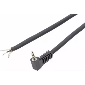 Wtyk kątowy mono 3,5 mm Voltcraft XL-AC35DG – kątowa wtyczka mono 3,5 mm, czarna