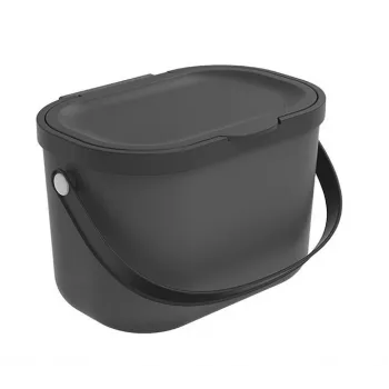 ROTHO Albula Anthracite - pojemnik do segregacji odpadów - 3,2l