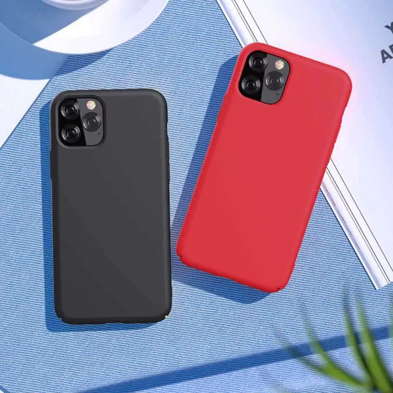 Silikonowe etui Devia Nature Series do iPhone 12 Pro Max — czarne, ochronna obudowa soft-touch