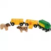 Pociąg Ravensburger BRIO Farm Train 33404 — Motyw wsi, wielokolorowy, dla wieku 0,3–99