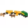 Pociąg Ravensburger BRIO Farm Train 33404 — Motyw wsi, wielokolorowy, dla wieku 0,3–99