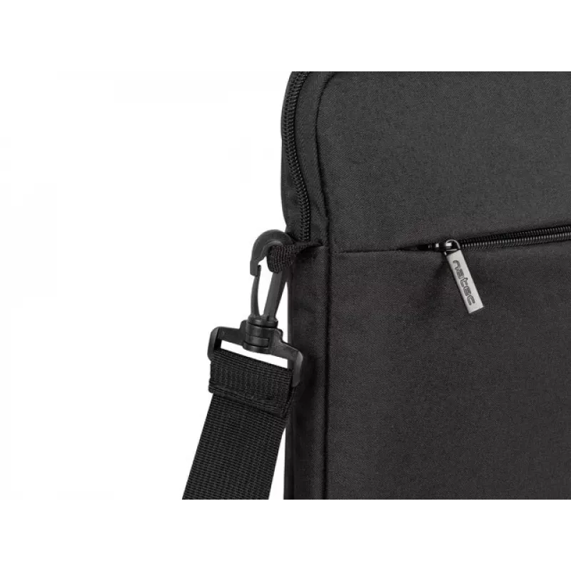 Torba na ramię NATEC Goa na laptopy 39,6 cm (15,6 cala), poliester, 1 komora, pasek na ramię, czarna