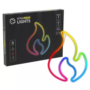 Dekoracyjne światło neonowe MANTA SNL58RGB — pasek LED zmieniający kolory RGB, model SNL58RGB