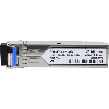 niebieskiOptics E1MG-BXU-BO światłowodowy moduł transceivera sieciowego 1250 Mbit/s SFP (E1MG-BXU-BO)