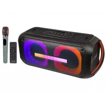 Przenośny monofoniczny głośnik Bluetooth BLOW 30-392# — bateria 6000 mAh, 6,5 W RMS, Bluetooth 5.0, MicroSD, AUX, Micro-USB, 2 głośniki, czarny