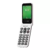 Doro Leva E22 Feature Phone z klapką, 2,8 cala (7,11 cm) Wyświetlacz, Single SIM, 0,3 MP kamera, 1150 mAh, 127,8 g, Czerwony/Biały