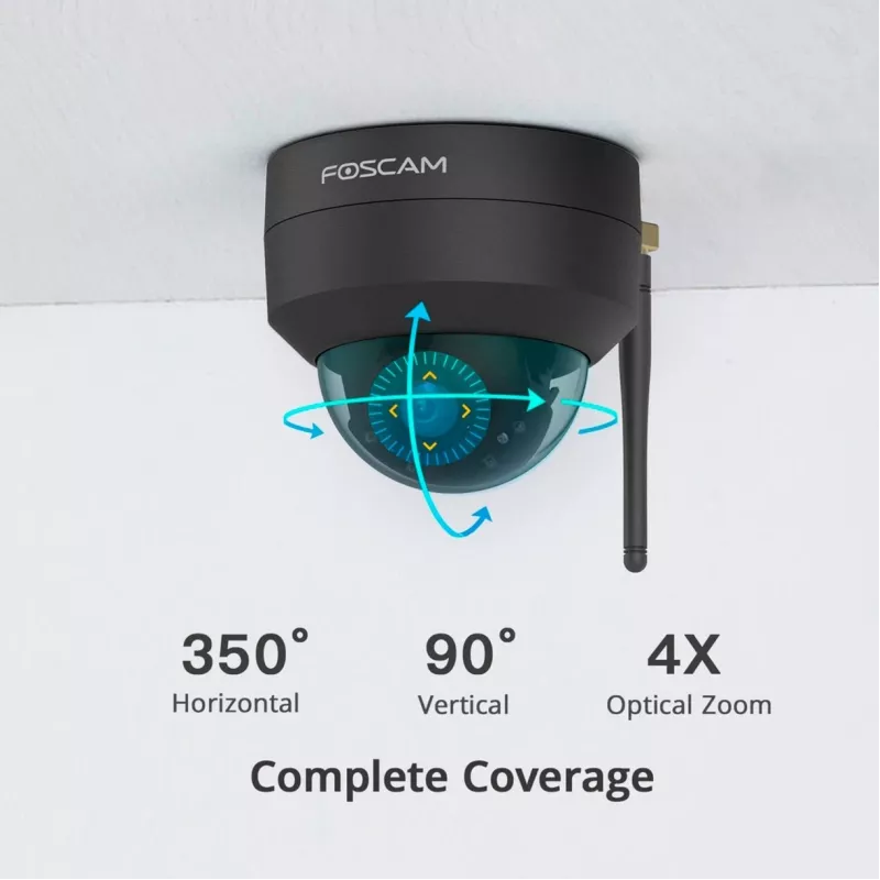 Kamera IP Foscam D4Z Bulb Wewnętrzna i zewnętrzna 2304 x 1536 pikseli Sufit