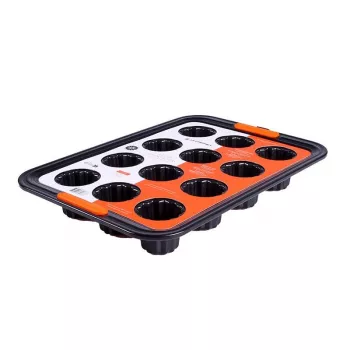 Le Creuset Piastre Da 12 Pezzi - Aluminium - Powłoka nieprzywierająca, Blacha + Foremki do pieczenia, Czarny