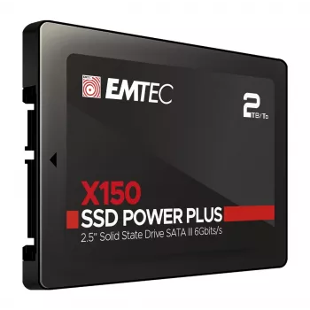 Emtec X150 Power Plus - SSD - 2 TB - wewnętrzny - 2.5 inch (6.4 cm) - SATA 6Gb/s (ECSSD2TX150)