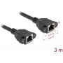 Kabel sieciowy DeLOCK 90786 Czarny 3m Cat6a S/FTP