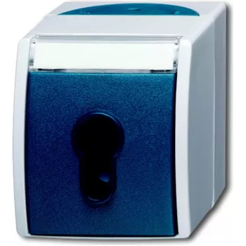 BUSCH JAEGER 2733 SLW-53 - Niebieski - Szary - IP 44 - 250 V - 74 mm - 55 mm - 83 mm