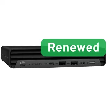 Komputer stacjonarny HP EliteDesk 800 G6 — Intel Core i5-10500, 16 GB RAM, 256 GB SSD, Intel UHD Graphics 630, Windows 11 Pro (klasa A, odnowiony)