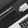 Ładowarka QOLTEC 100W GaN USB-C Dual PD 5–20V 1,5–5A, 2×USB-C