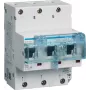 Hager HTN350E. Prąd znamionowy: 50 A. Ilość modułów (maks.): 4,5 modułu. Szerokość: 85 mm, Głębokość: 81 mm, Wysokość: 110 mm (HTN350E)