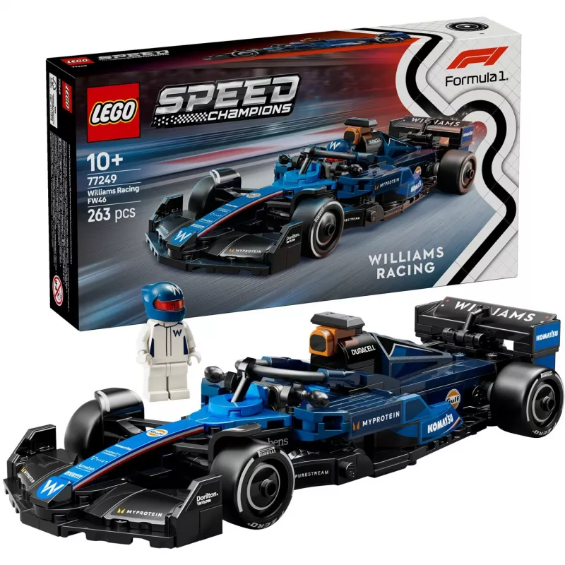 LEGO SPEED CHAMPIONS 77249 Williams Racing FW46 F1 Race Car
